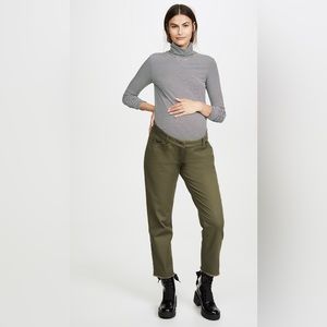 HATCH Maternity Carson Twill Cotton Pant, Size 2 (M)